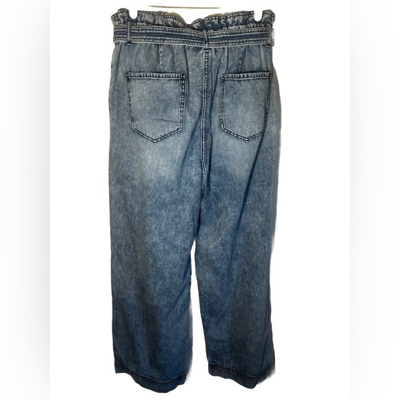 SAM EDELMAN Rayne Womens High-Rise Paperbag Waist Cropped Jeans Size 30 - Picture 3 of 4